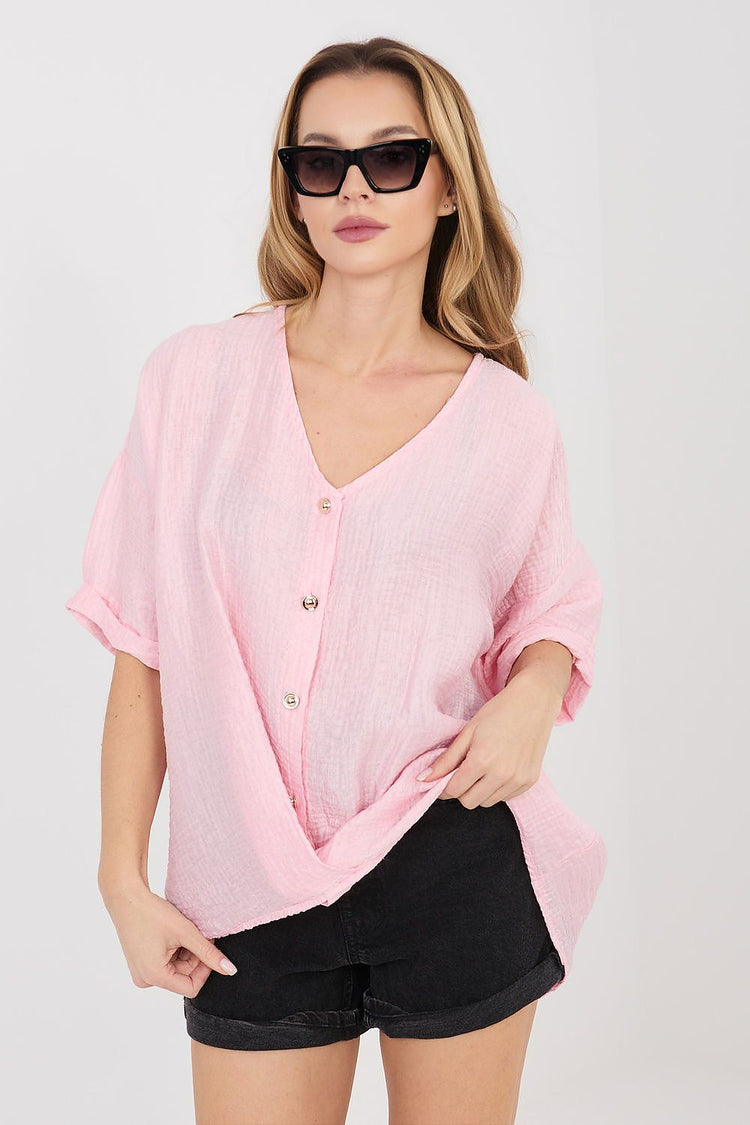  Kortärmad skjorta modell 225510 Italy Moda 