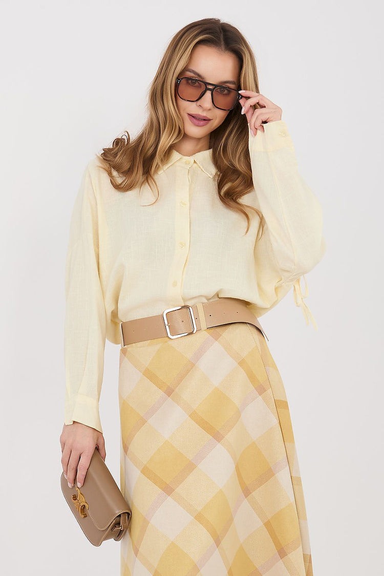  Långärmad skjorta modell 225515 Italy Moda 