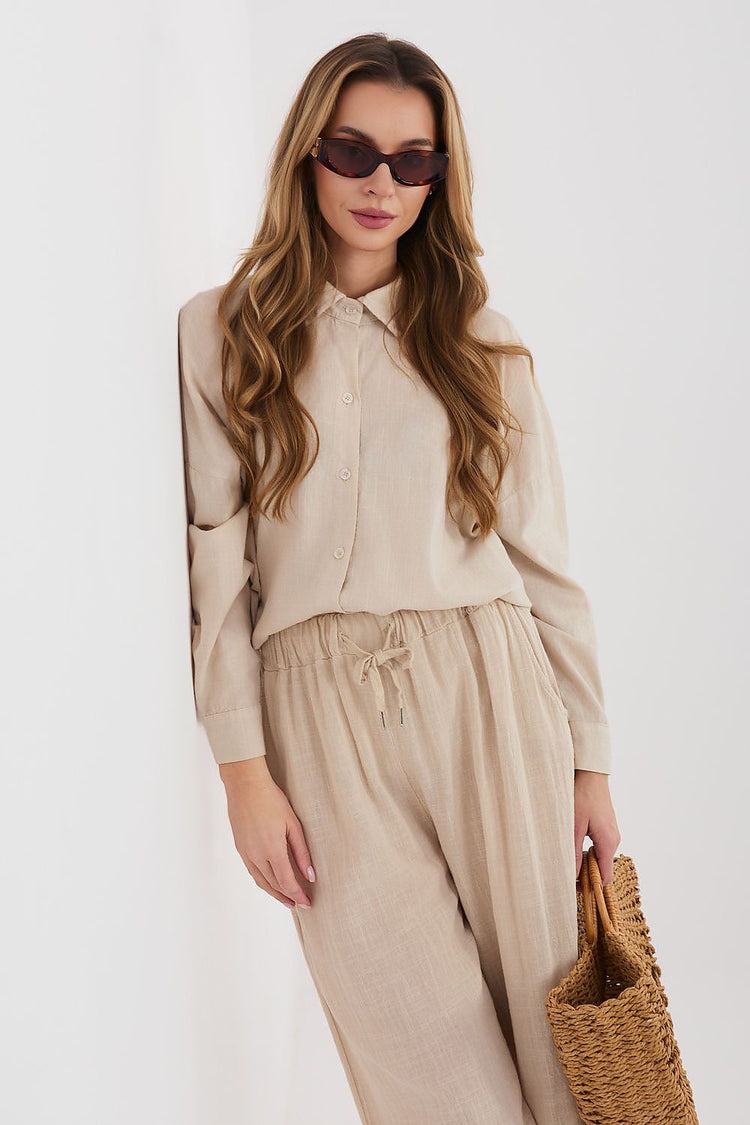  Långärmad skjorta modell 225516 Italy Moda 