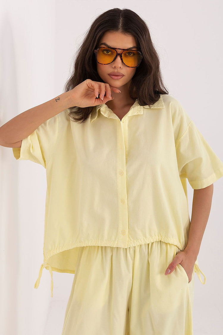  Kortärmad skjorta modell 226015 Italy Moda 