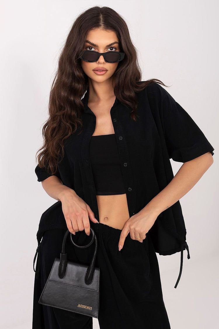  Kortärmad skjorta modell 226020 Italy Moda 