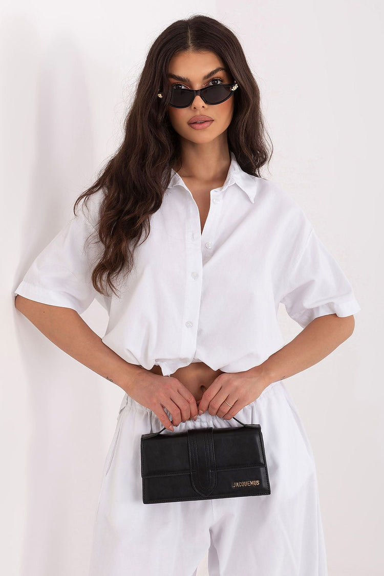  Kortärmad skjorta modell 226021 Italy Moda 
